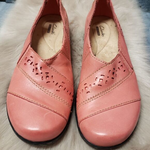 Clarks Evianna Fig Slip On Cut out Loafers l - Picture 5 of 7